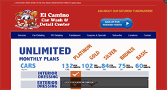 Desktop Screenshot of elcaminocarwash.com